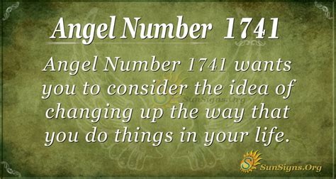 1741 angel number|1741 Angel Number – Meaning and Sym.